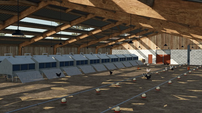 Large Old Chicken Coop FS25 v1.0.0.0