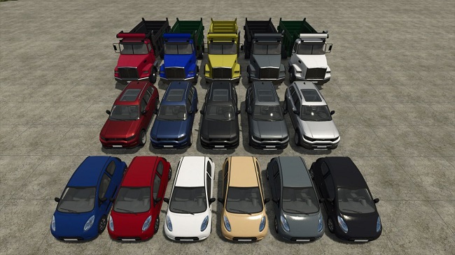 Decorative Car Pack FS25 v1.0.0.0