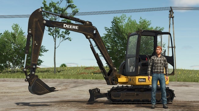 John Deere 50G FS25 v1.0.0.0