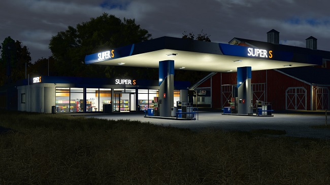 Super S Gas Station FS25 v1.0.0.0