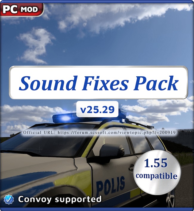 Звуковой мод Sound Fixes Pack v25.29