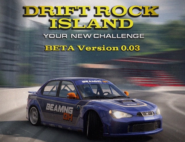 Карта Drift Rock Island v0.03 Beta