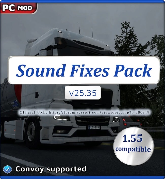 Звуковой мод Sound Fixes Pack v25.35