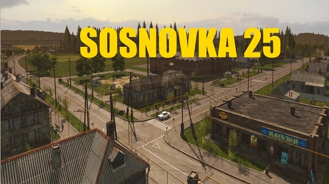 Карта Сосновка FS25 v1.0.0.1