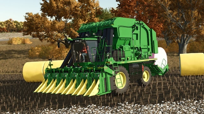 John Deere 7760/CP690 Roller Pickers FS25 v1.0.0.0