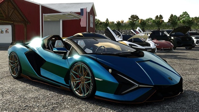 Lamborghini Sian Roadster 2021 FS25 v1.8.1.2