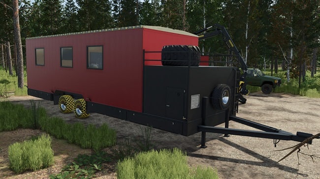 Forestry Service Trailer FS25 v1.0.0.0