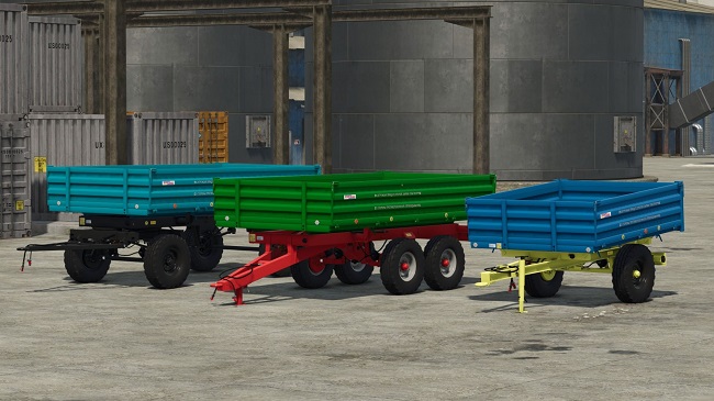 Прицепы 1ПТС-2/2ПТС-4,5/ППТС-4,5 "МордовАгроМаш Бурлак" FS25 v1.0.0.0