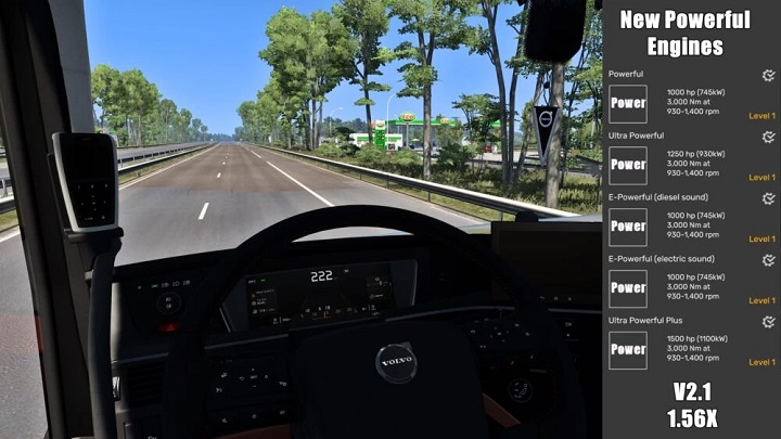 New Powerful Engines ETS2 v2.1