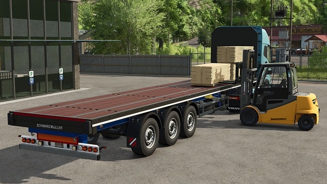 Schwarzmüller Flatbed Semi Trailer FS25 v1.0.0.0