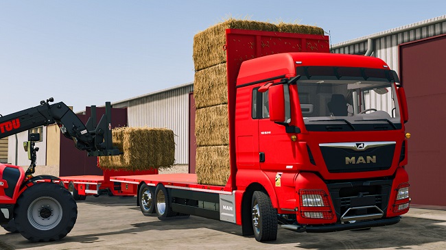 MAN TGX 6x2 Straw Bale FS25 v1.0.0.0