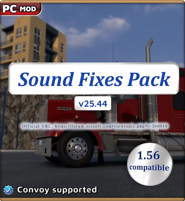 Звуковой мод Sound Fixes Pack v25.44