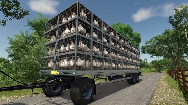 Chicken Transport Trailer Pack FS25 v1.0.0.1