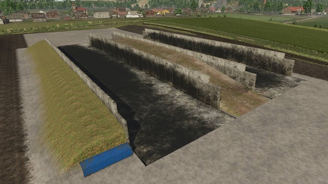 Bunker Silo Bale Storage FS25 v1.0.0.0