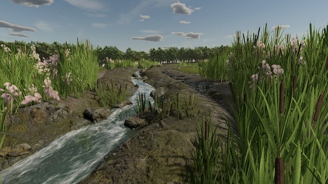 Карта Rolling Meadow FS25 v1.0.0.0