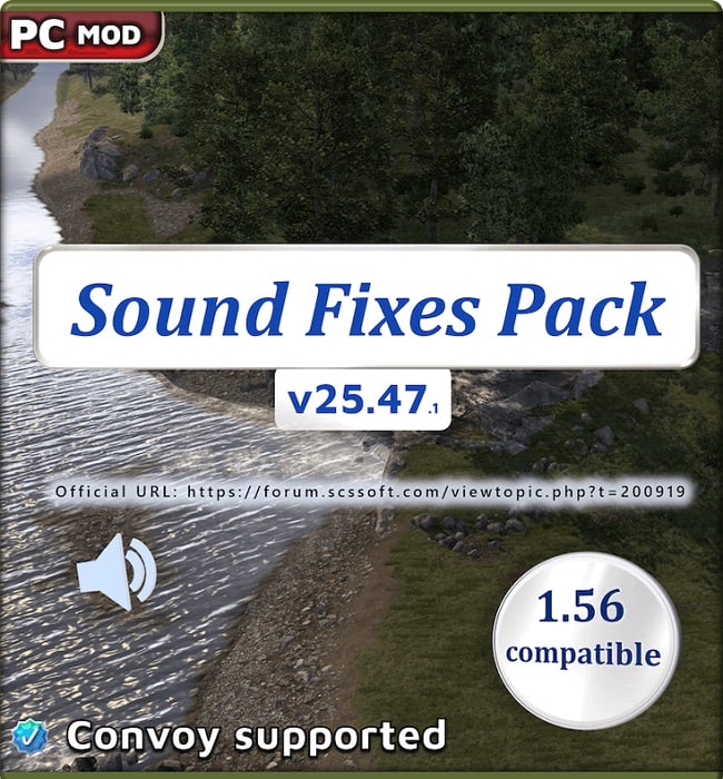 Звуковой мод Sound Fixes Pack v25.47.1