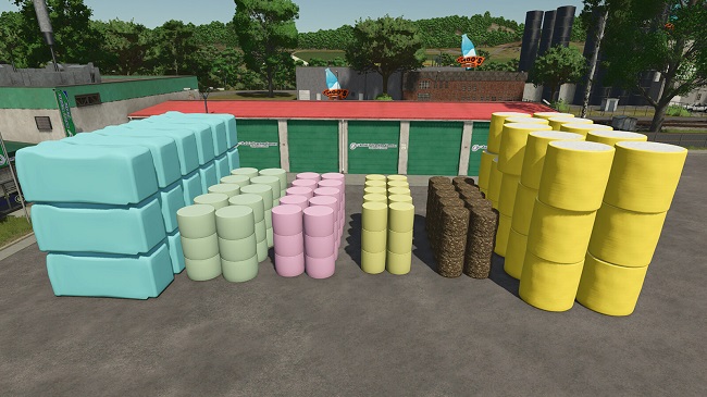 Large Stack Of Bales FS25 v1.0.0.0
