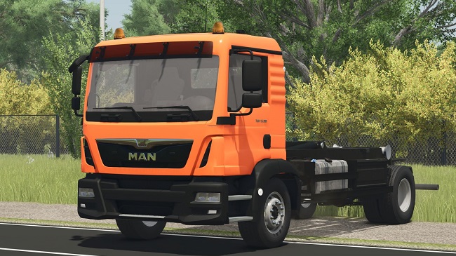 MAN TGM 15.293 IT Runner и Skip Container FS25 v1.0.0.0