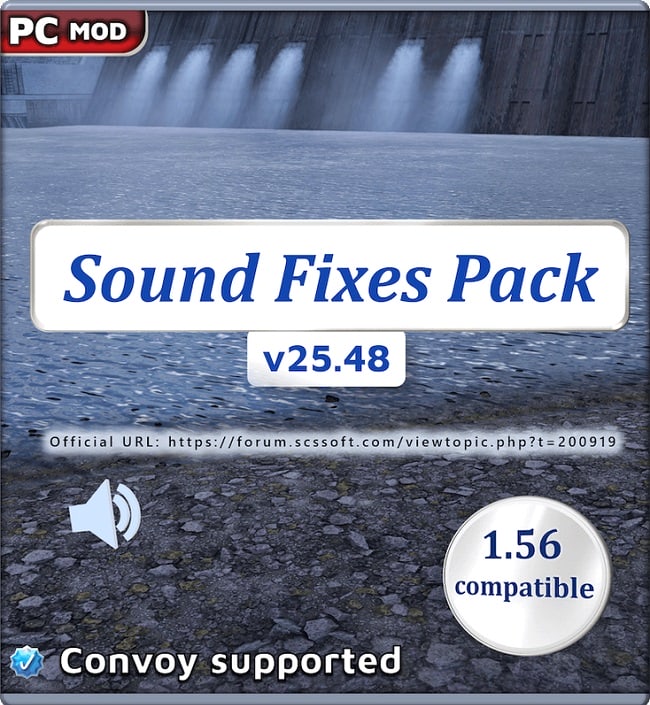 Звуковой мод Sound Fixes Pack v25.48