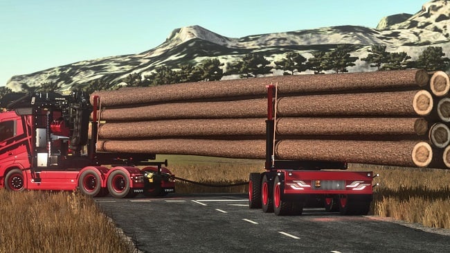 Truck Wood Trailers Pack FS25 v1.0.0.0