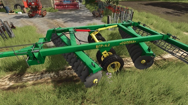Борона глубокорыхлительная БГР-4.2 Солоха FS25 v1.0.0.0