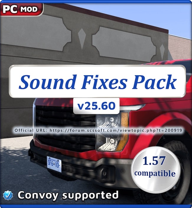 Звуковой мод Sound Fixes Pack v25.60