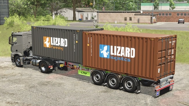 Fliegl Shipping Container Pack FS25 v1.0.0.0