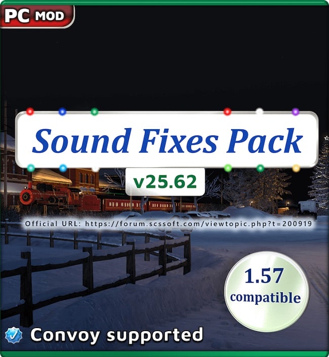 Звуковой мод Sound Fixes Pack (ETS2/ATS) v25.62