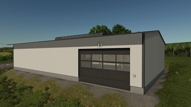 Hall with Integrated Silo FS25 v1.0.0.3