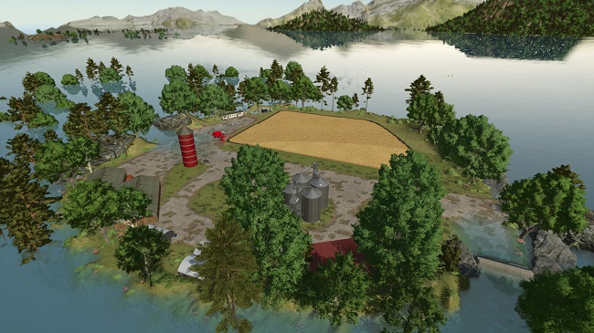 Карта Submerged Sanctuary FS25 v1.0.0.0