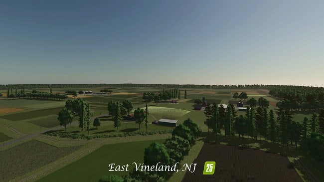 Карта East Vineland, NJ USA FS25 v1.0.0.0