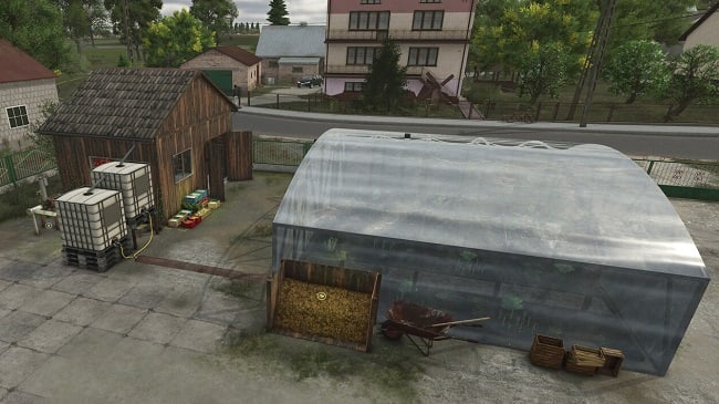 Greenhouse With Storage FS25 v1.0.0.0