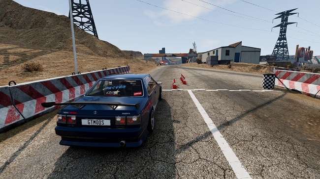 Карта NFS Pro Street: Nevada Drift (Beamng) v1.0