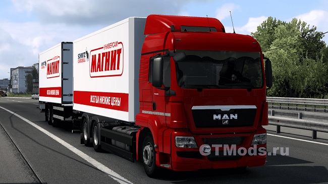 MAN EURО 5 + Прицеп Тандем (ET2 2) v1.0
