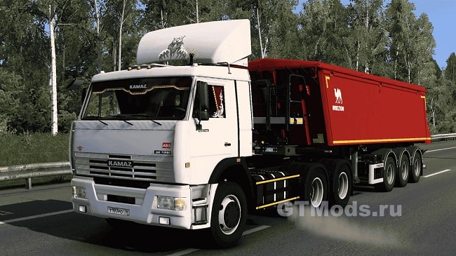 Камаз Пак + Прицеп (ETS 2) v1.0