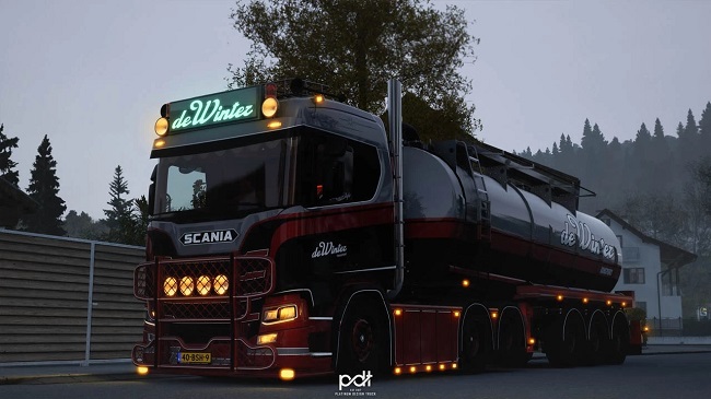 Scania R500 + Trailer "de Winter" (ETS 2) v1.0