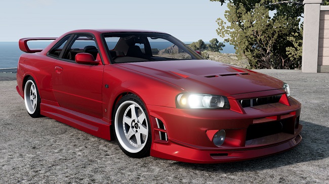Nissan Skyline R34 GT-R (Beamng) v1.0