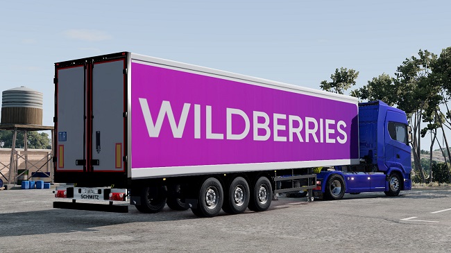 Евро Трейлеры со скинами (Beamng) v1.0