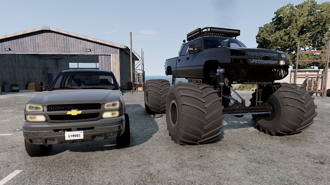 Chevy Silverado/GMC Sierra (GMT800) 1999-2007 + Monster Max (Beamng) v1.0