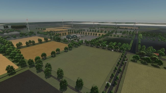 Карта Landschaftspolder (FS25) v1.0.0.0
