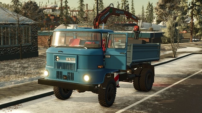 IFA L60 Short + KCR crane (FS25) v1.0.0.0