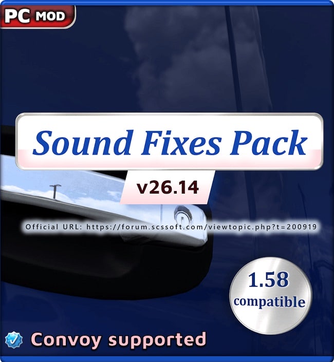 Звуковой мод Sound Fixes Pack (ETS2/ATS) v26.14
