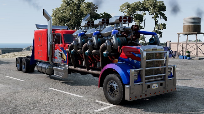 Locomotive Engine For The T-Series (Beamng) v1.0