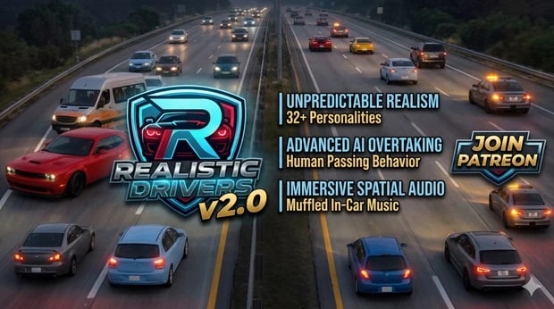 Realistic Drivers AI (Beamng) v2.1