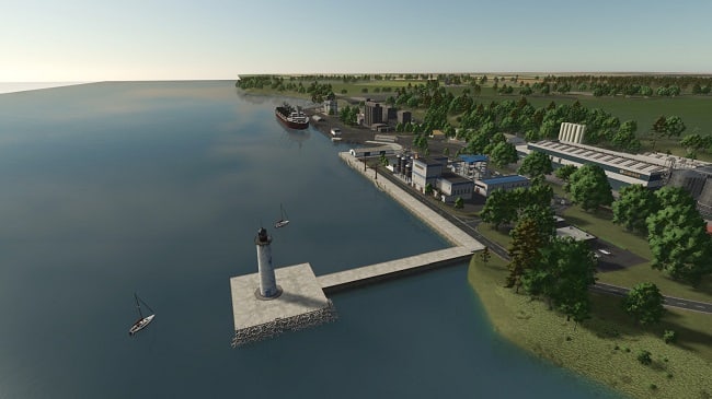 Карта Along The Kiel Canal (FS25) v1.0.0.0