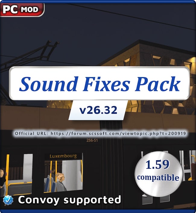 Звуковой мод Sound Fixes Pack (ETS2/ATS) v26.32