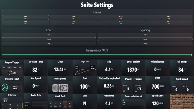 SiR UI Suite (Beamng) v1.0