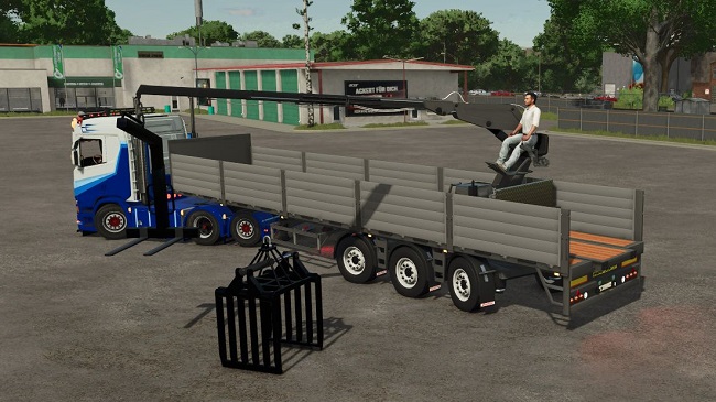 Stenen Trailer with Crane (FS25) v1.0.0.0