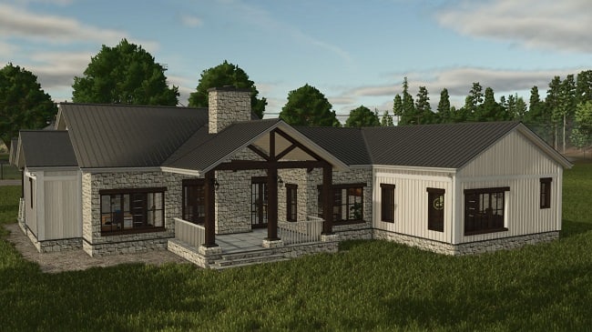 American Stone Farm House (FS25) v1.0.0.0