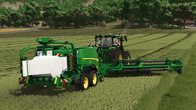 Round Balers Pack With Windrower (FS25) v1.0.0.0